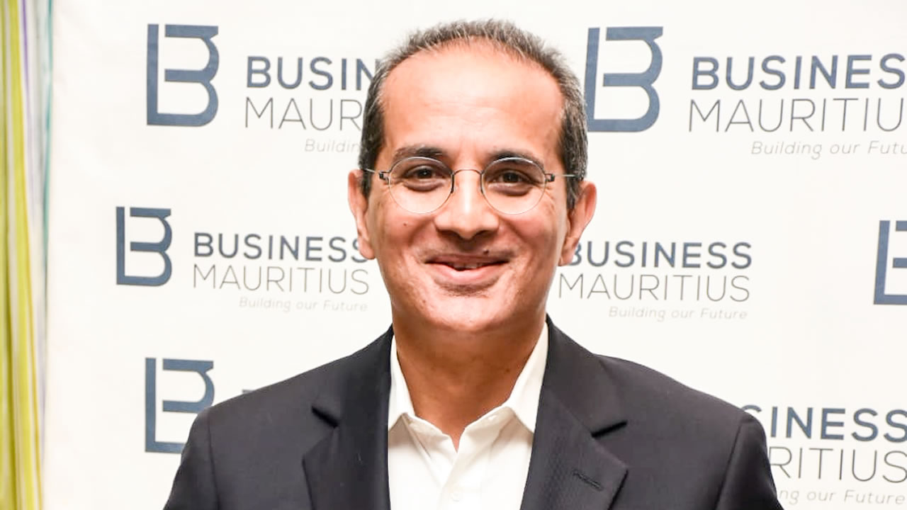 Business Mauritius — At a Business Mauritius event in Port Louis.