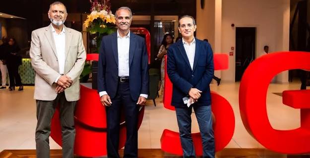 Anil C. Currimjee with colleagues at a sustainability and ESG gathering in Mauritius